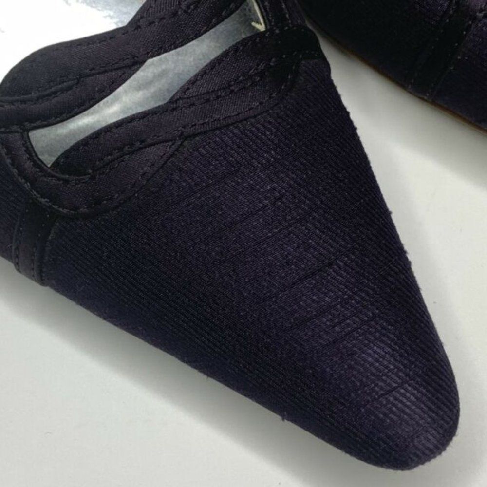 Jacques Vert Dark Purple Pointed Toe Slingback Ki… - image 3